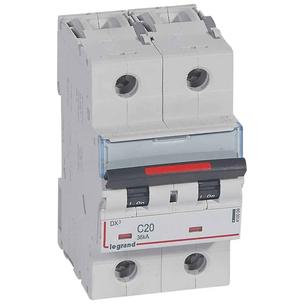 Авт.Выкл.DX3 2П C20A 36кА LEGRAND 410009