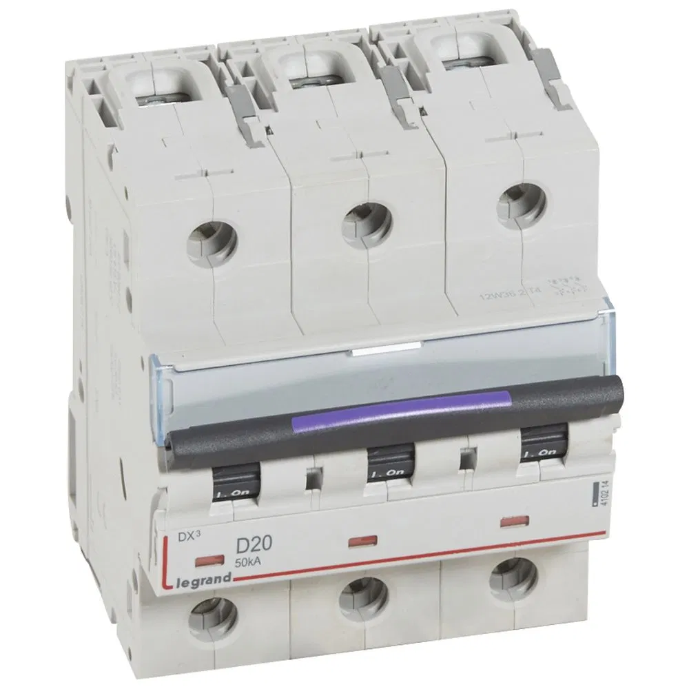 DX3 авт.выкл. 50кА 20А 3п D 410214 Legrand