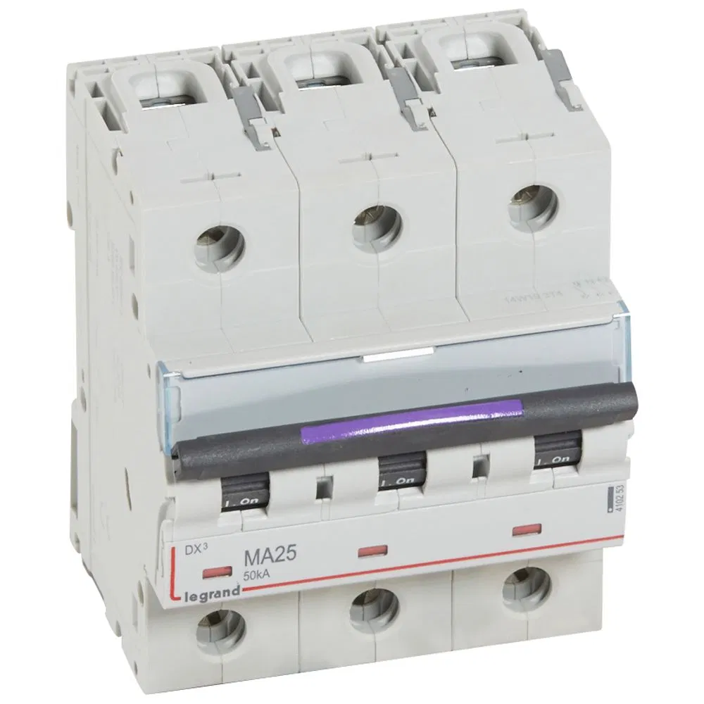 DX3 авт.выкл. 50кА 25А 3п MA 410253 Legrand