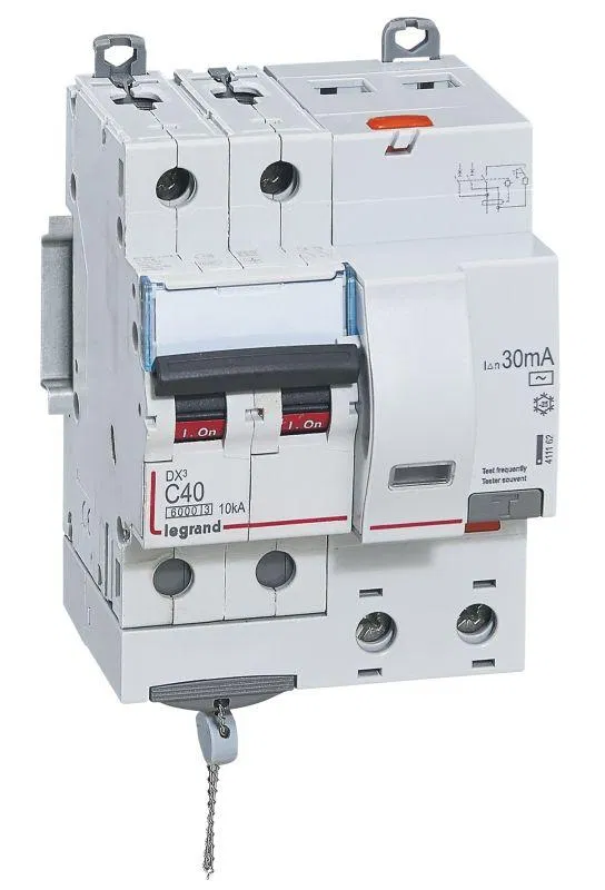 AVDT DX3 2P C40A 30mA-AC 4m 411162 Legrand
