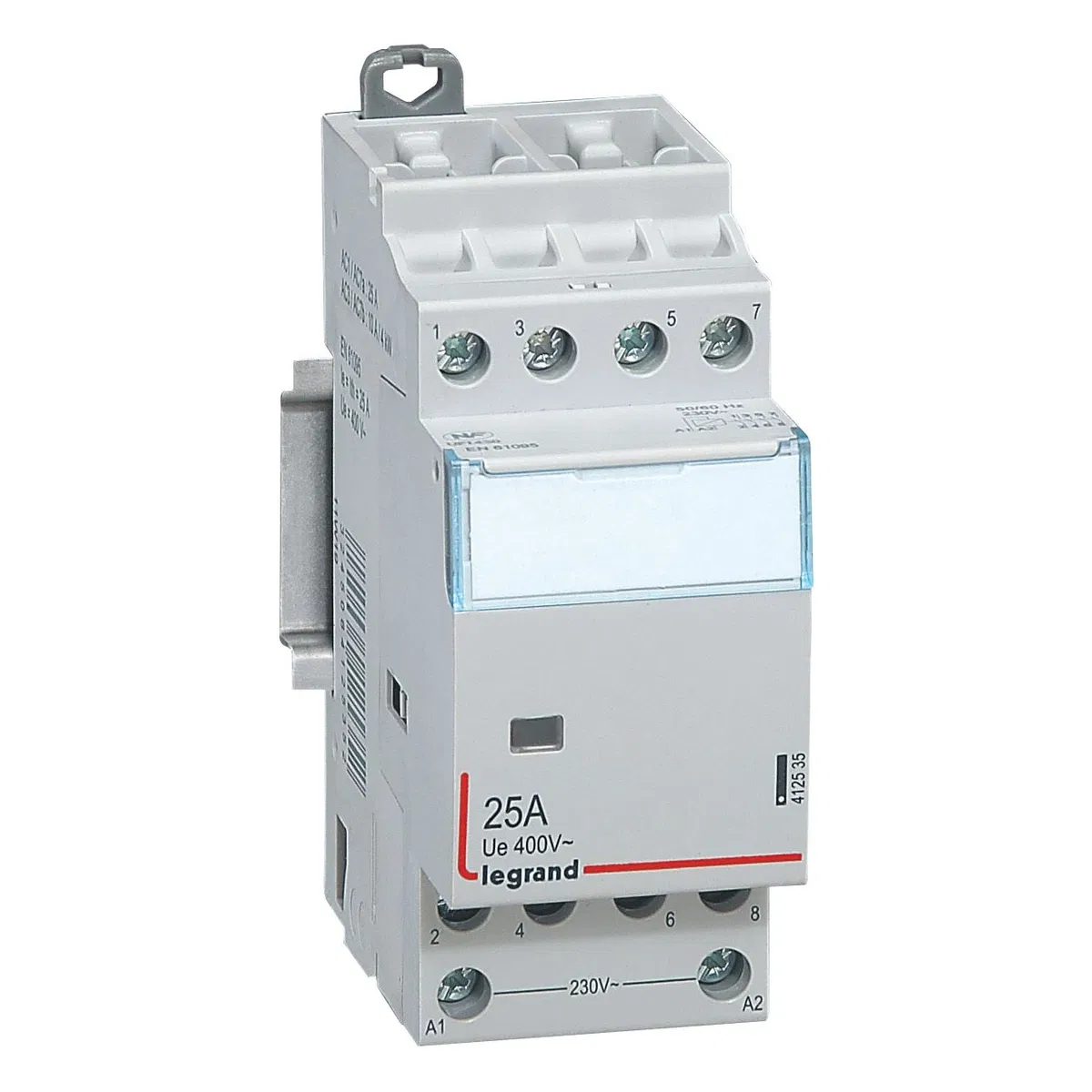 Контактор CX³ - 4П - 400 В~ - с катушкой 230 В~ - 25 A - 4 Н.О. - 2 модуля 412535 Legrand
