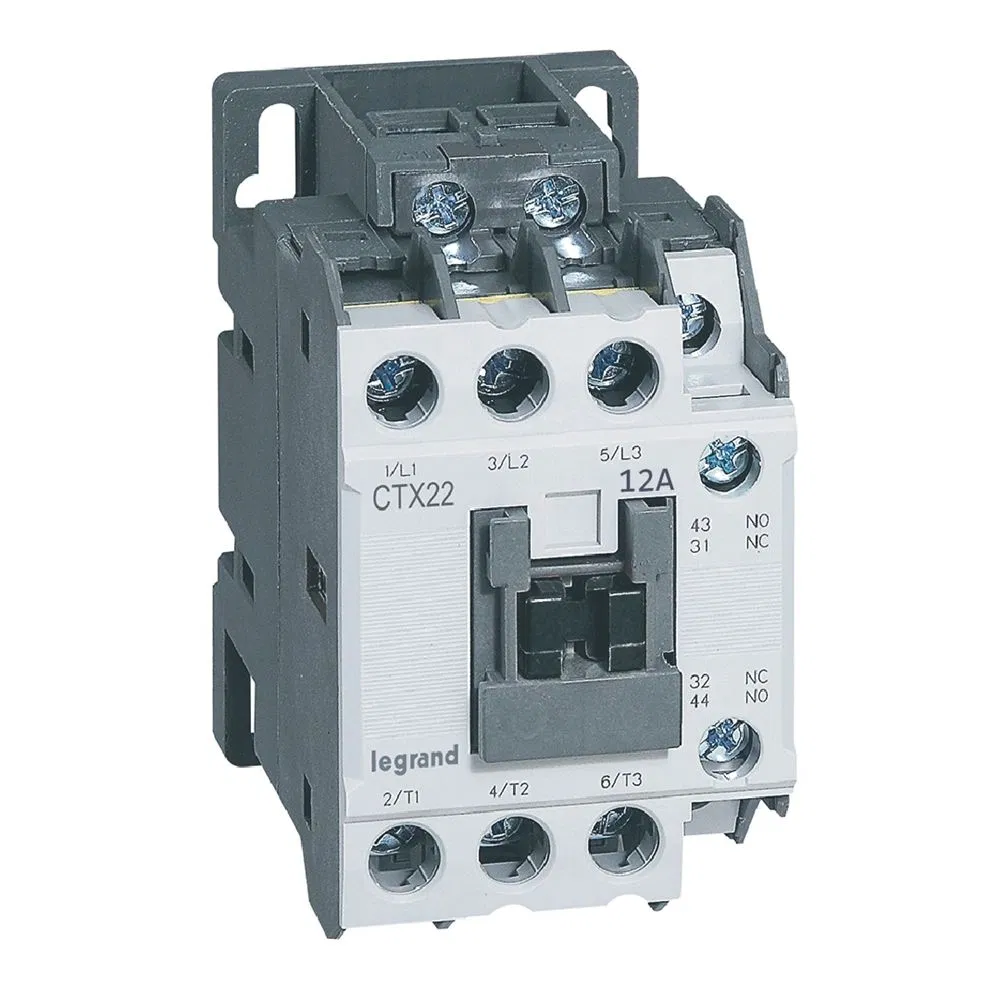 Contactor CTX3 22 3P 12A 1NO 1NC ~230V 416096 Legrand