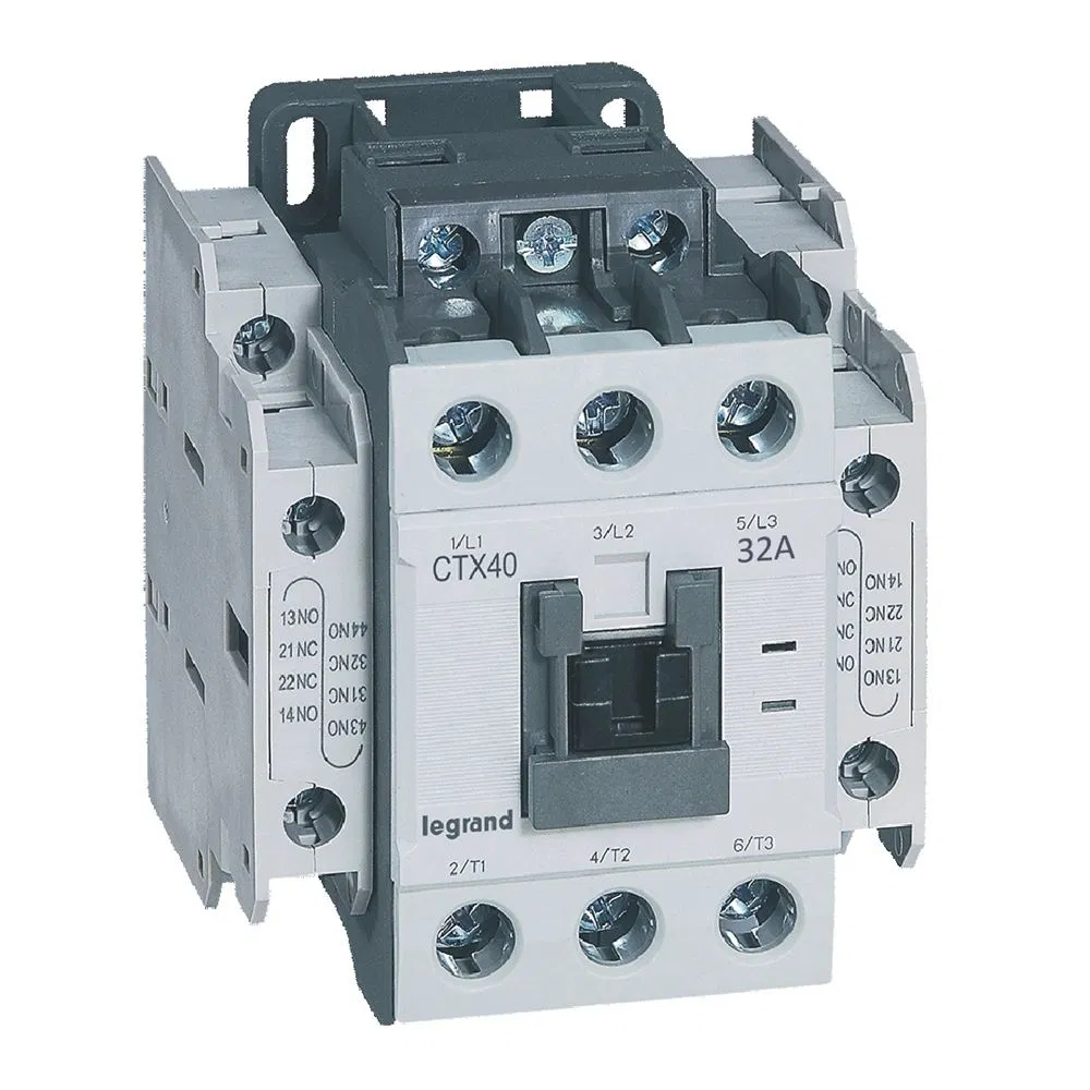 交流接触器 CTX3 40 3P 32A (AC-3), Uк=230VAC, 1NO+1NC 辅助触点
