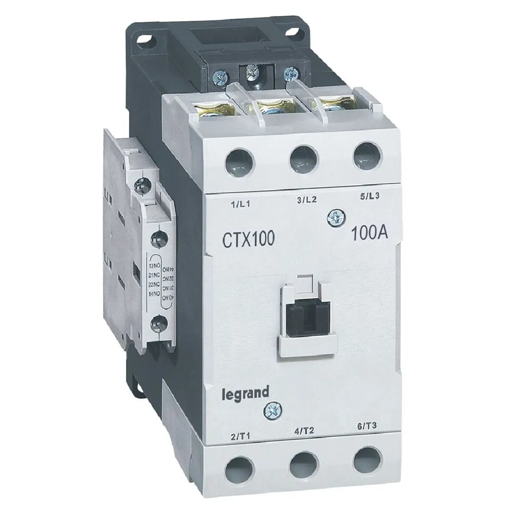 交流接触器 CTX3 100 3P 100A (AC-3), Uк=230VAC, 2NO+2NC 辅助触点