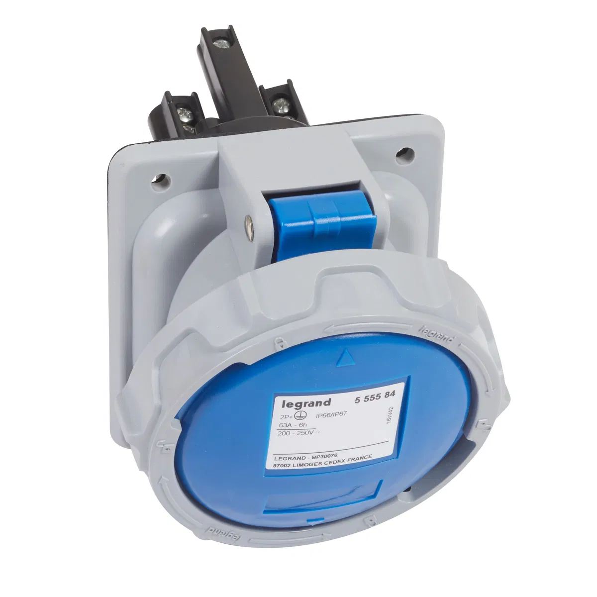 Розетка встроенная - 63А - 2К+З - 230В - IP67 555584 Legrand