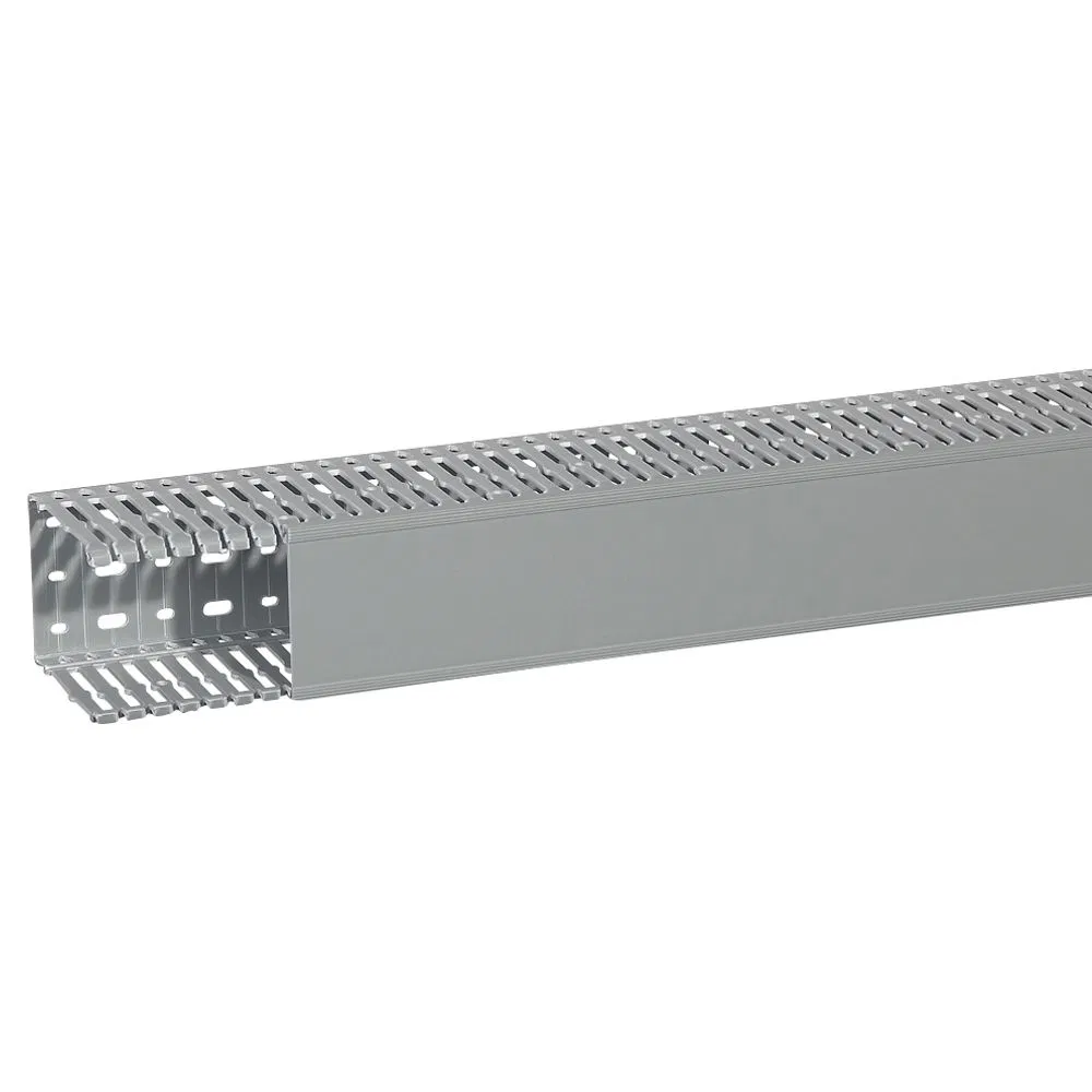 Кабель-канал (крышка + основание) Transcab - 80x100 мм - серый RAL 7030 636118 Legrand