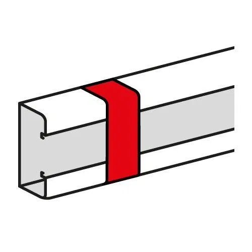 METRA - Profile joint cover for cable duct 160x50mm plastic