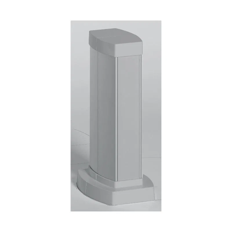 Snap-On mini-column aluminum with aluminum cover, 2 sections, height 0.3m, color aluminum