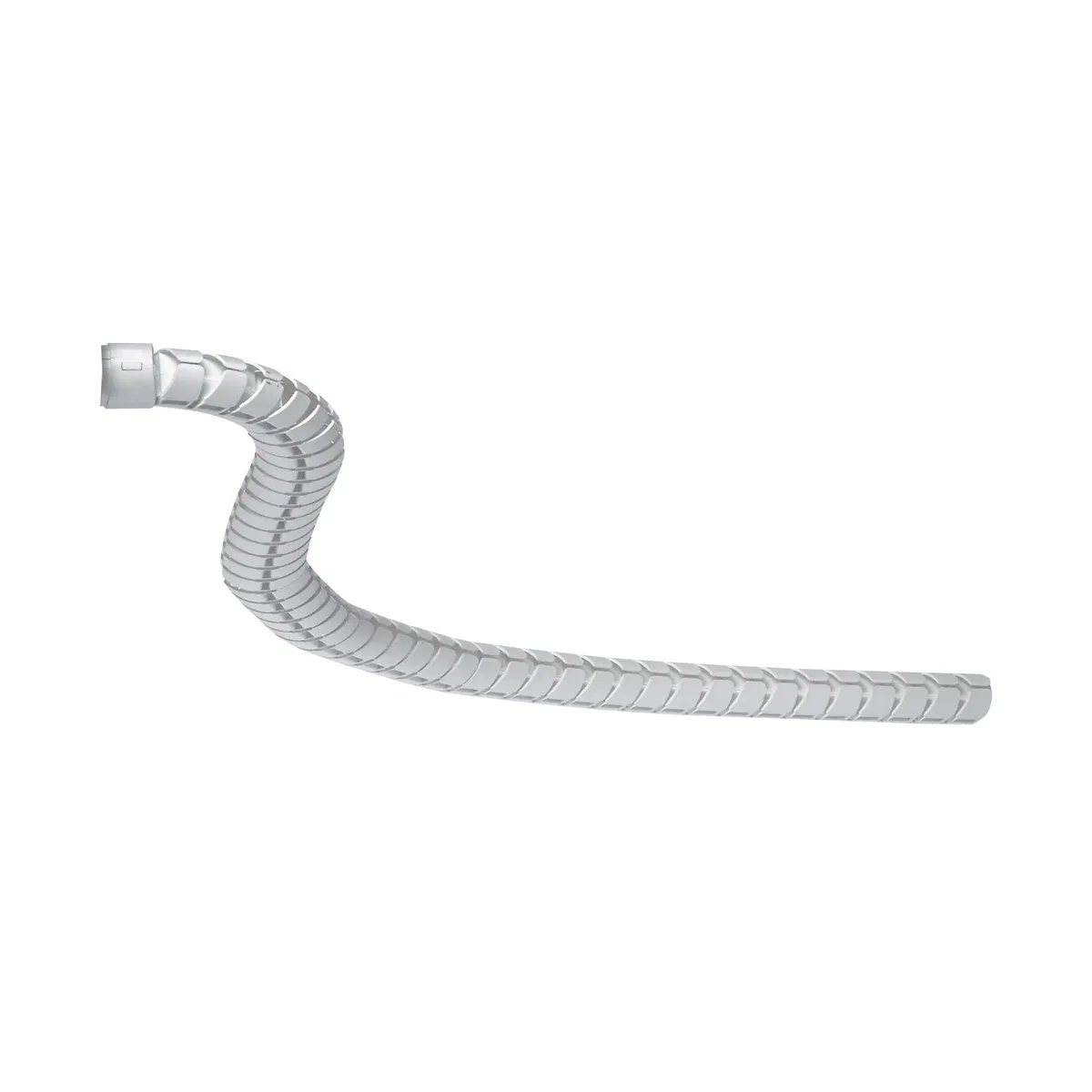 Flexible plastic connector Ovaline, length 1 meter, grey color 653056 Legrand