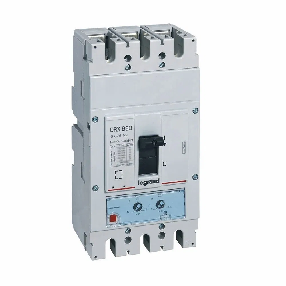 DRX630 термомагнитный 500A 3П 36кА настраиваемый 667652 Legrand