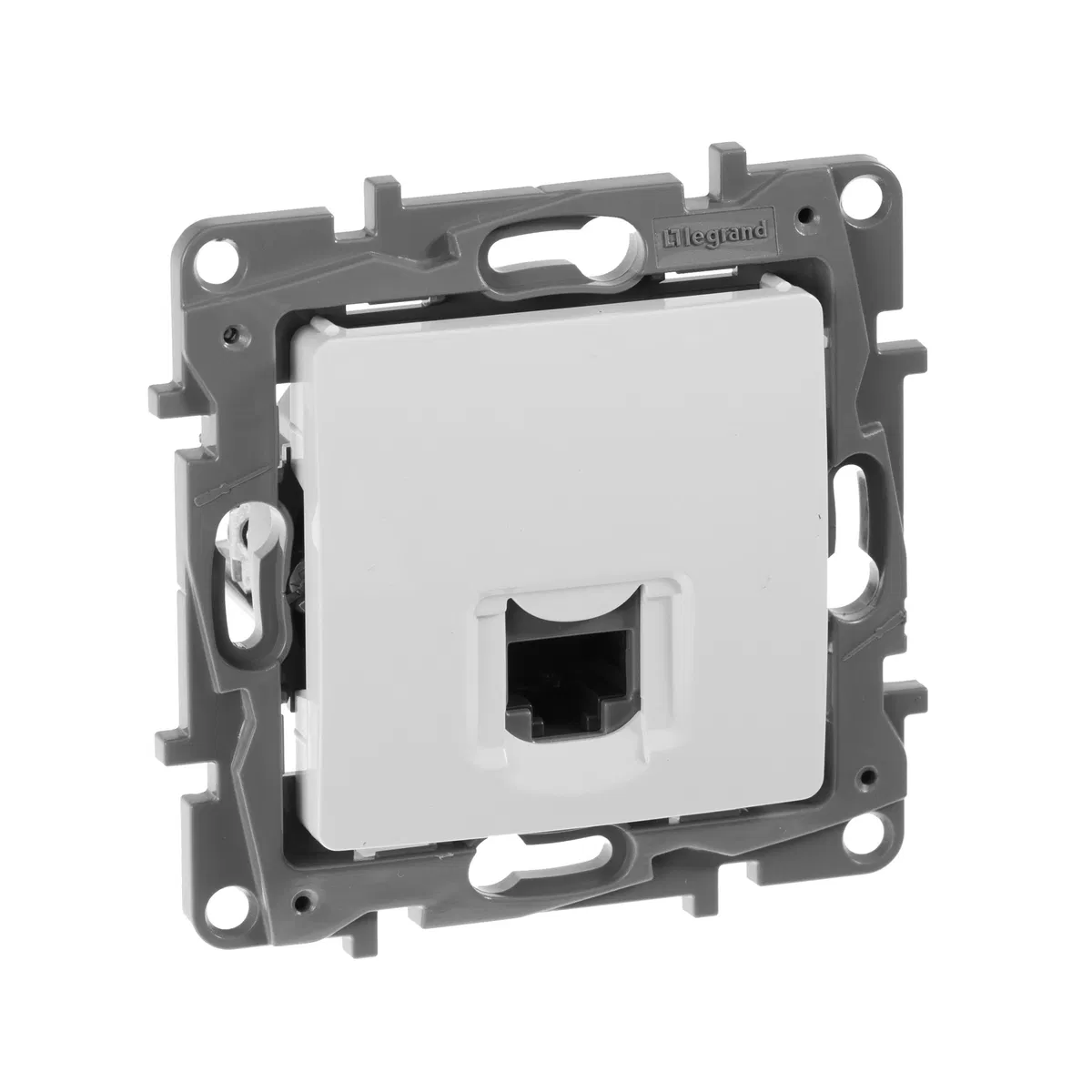 ETIKA Розетка компьютерная RJ45 категория 5Е UTP белый 672241 Legrand