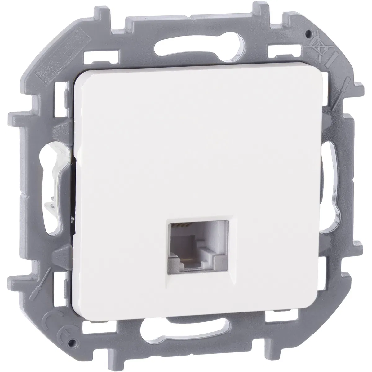 INSPIRIA Розетка телефонная RJ11 белый 673820 Legrand
