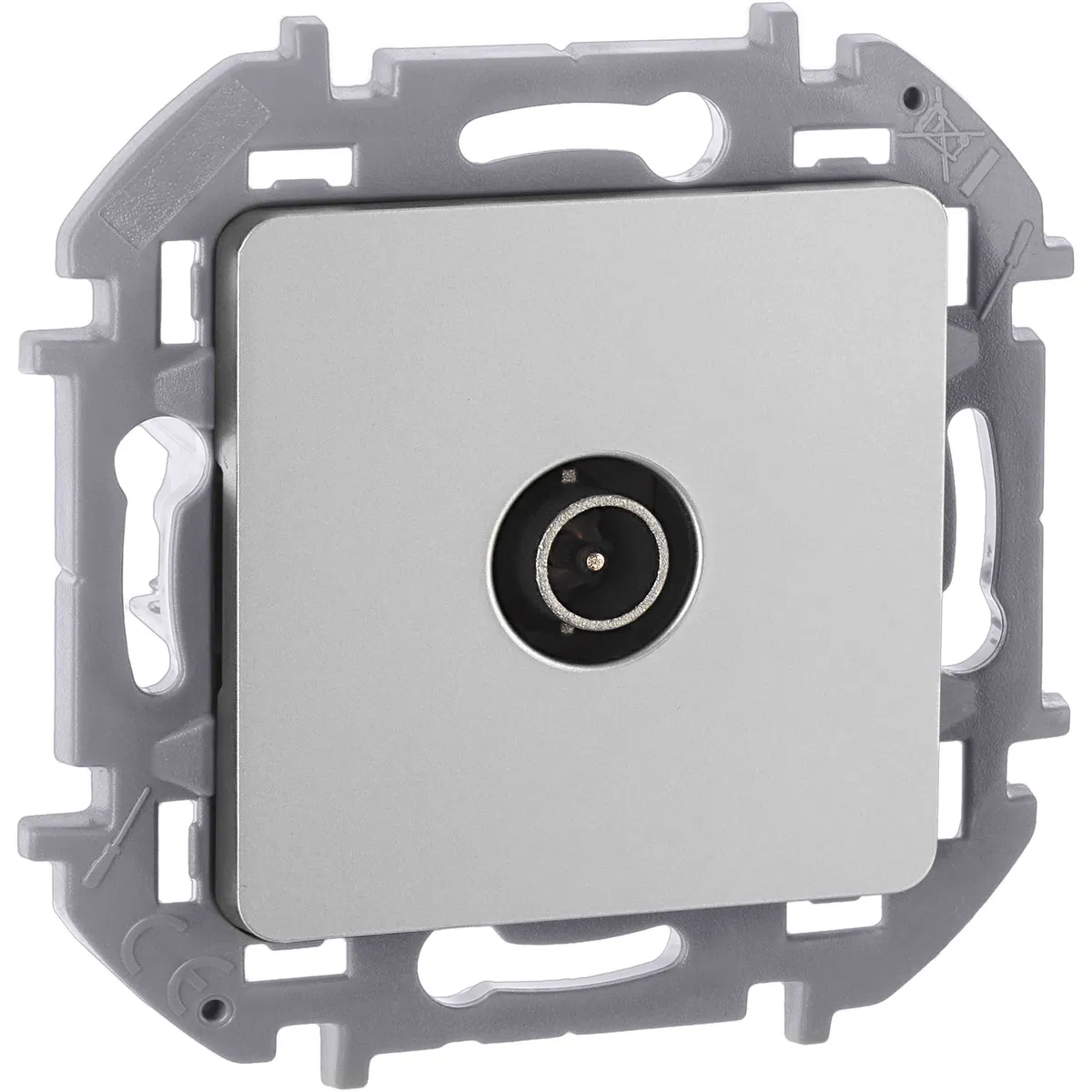 INSPIRIA Розетка TV оконечная алюминий 673872 Legrand