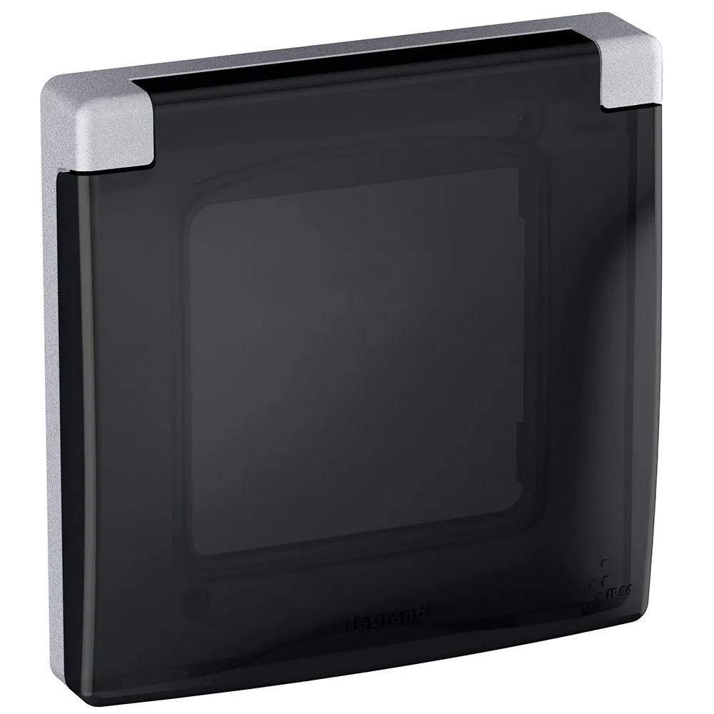 INSPIRIA Рамка 1-местная IP44 алюминий 673922 Legrand