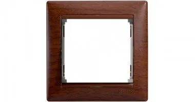 VALENA DIY Рамка 1-местная дерево тонированное 694362 Legrand