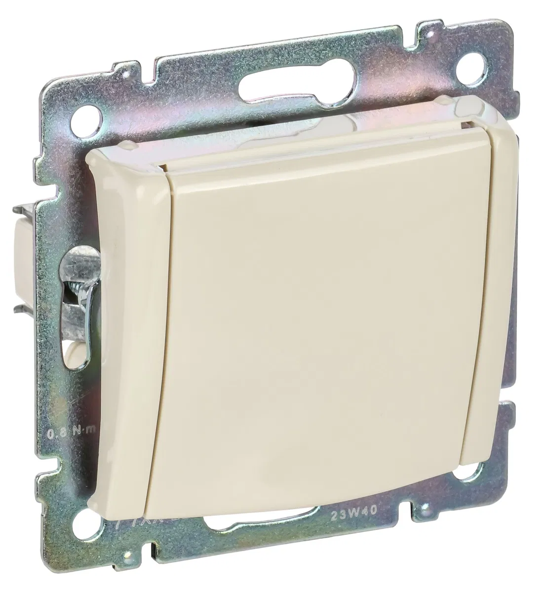 VALENA DIY Розетка 1-местная с заземлением с защитными шторками и крышкой 16А IP20 слоновая кость 695614 Legrand