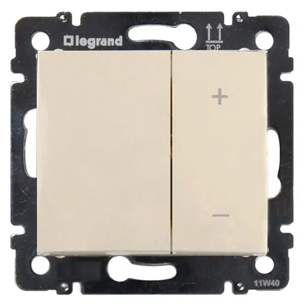 VALENA DIY Светорегулятор нажимной LED 600Вт слоновая кость 695629 Legrand