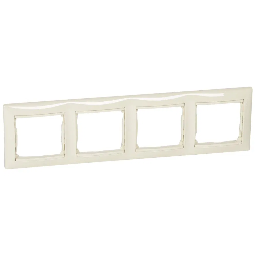 VALENA DIY Рамка 4-местная слоновая кость 695634 Legrand