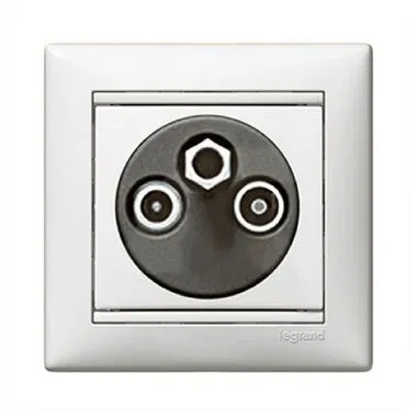 VALENA DIY Розетка TV-FM-SAT оконечная белый 695638 Legrand