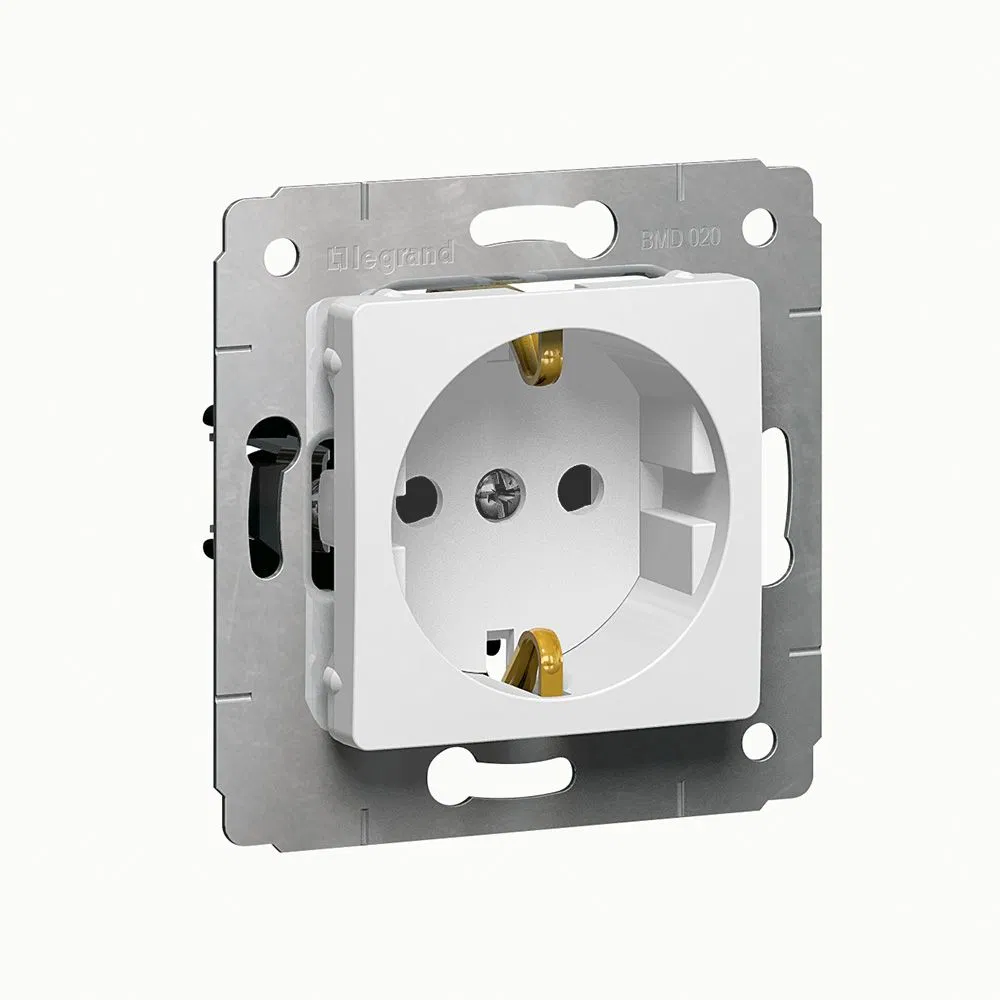 Cariva DIY Розетка2К+З, нем., винты, шт. бел 695947 Legrand