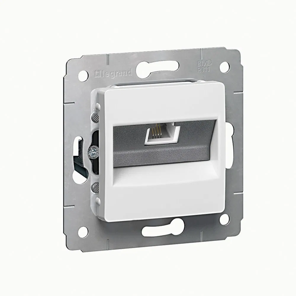 Cariva DIY Розетка RJ11 - 1 вход, белая 695950 Legrand