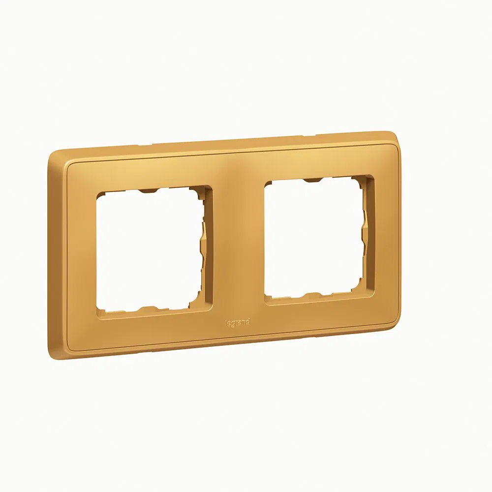 Cariva DIY Рамка 2 поста мат.золото 695973 Legrand
