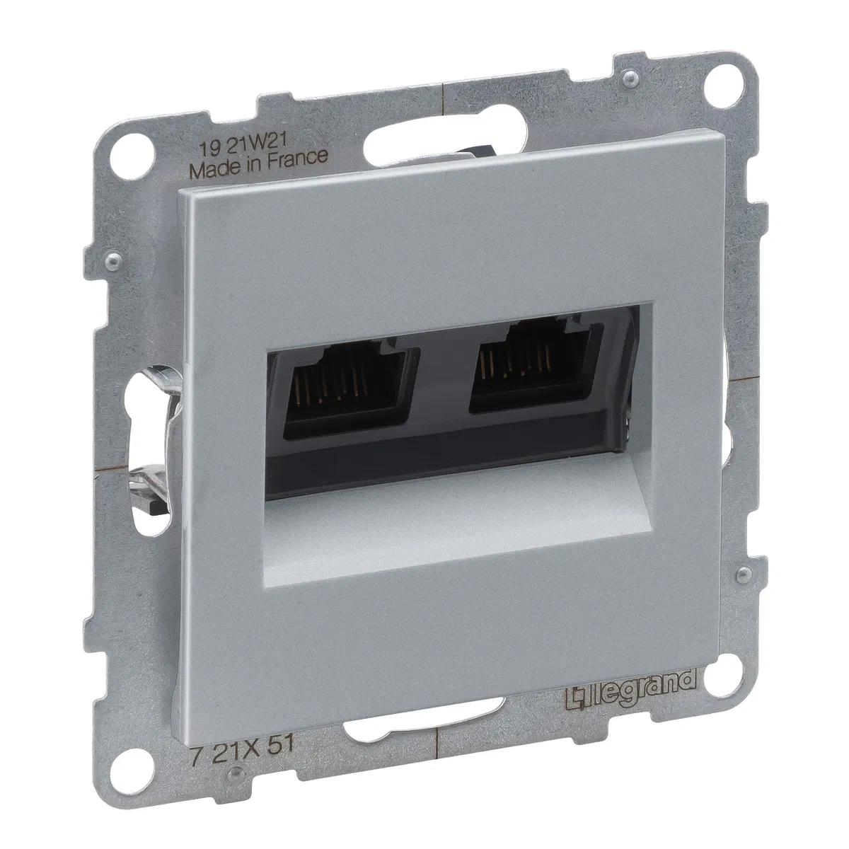 SUNO Роз.2хRJ45 Cat5e UTP АЛЮ 721351 Legrand