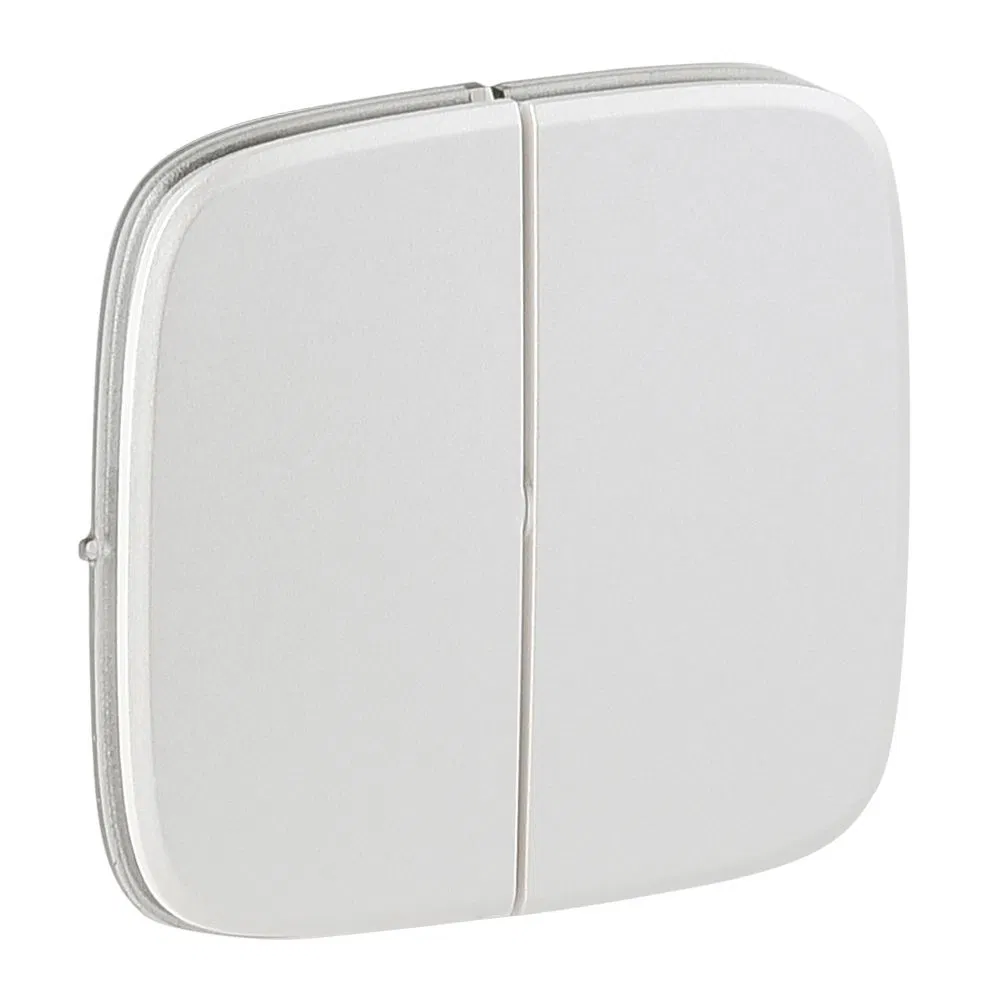 Valena ALLURE.Лицевая панель для двухклавишного выключателя.Жемчуг 755029 Legrand