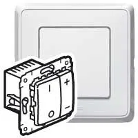 Кнопочный светорегулятор - Cariva - 40-600 Вт/ВА - 50 Гц - белый 773615 Legrand