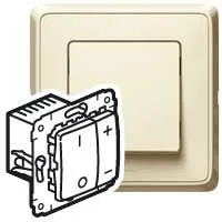 Dimmer mechanism push-button SP Cariva 500W ivory Leg 773715 Legrand