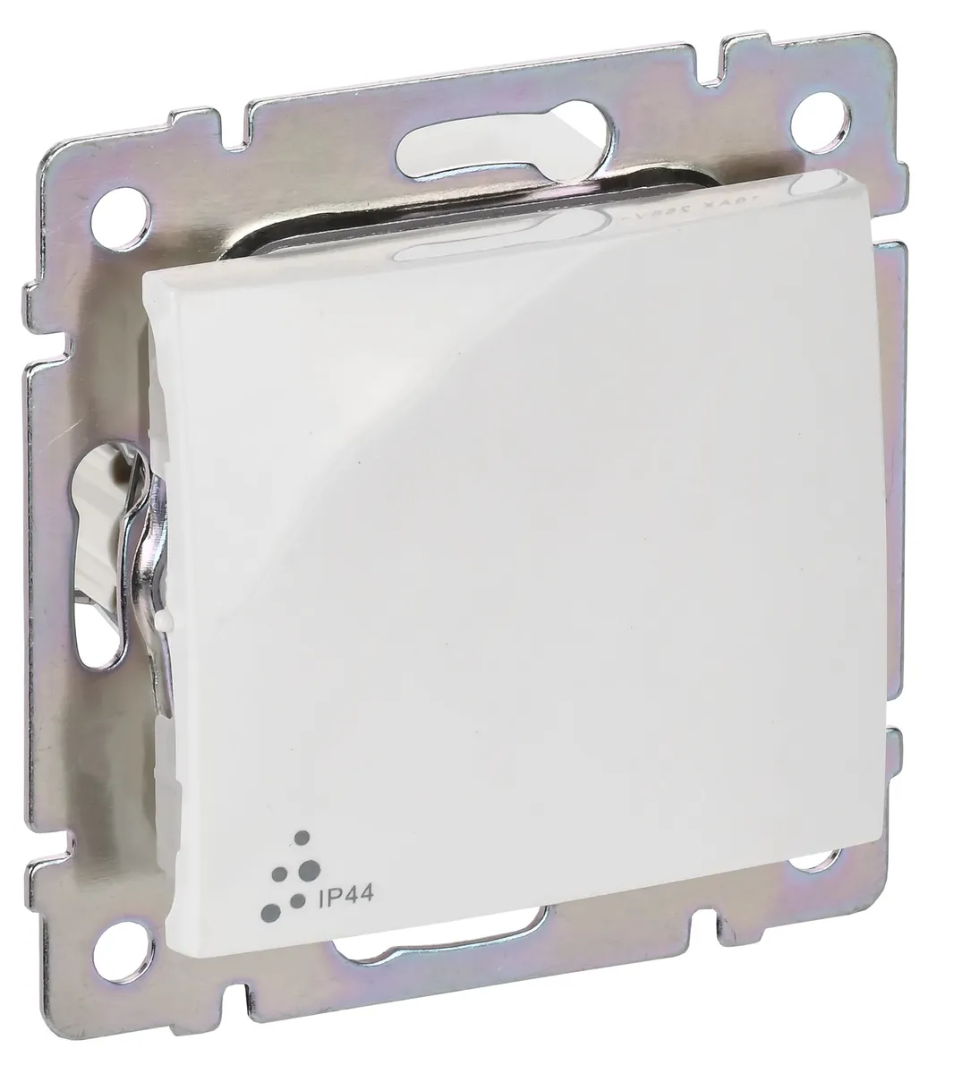 Переключатель проходной 1-кл. СП Valena 10А IP44 250В механизм бел. IEK 774206 Legrand (группа IEK)