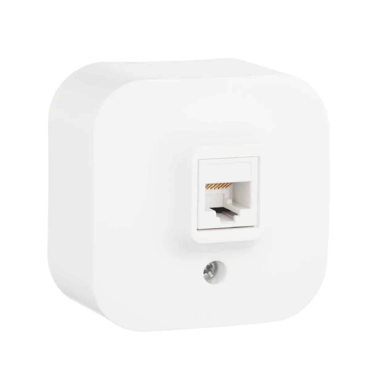 Quteo - Розетка 1хRJ-45 5E UTP (белый) 782224 IEK