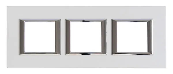 Axolute Рамка прямоугольная горизонтальная 3x2м, цвет серебро HA4802M3HSAN Legrand