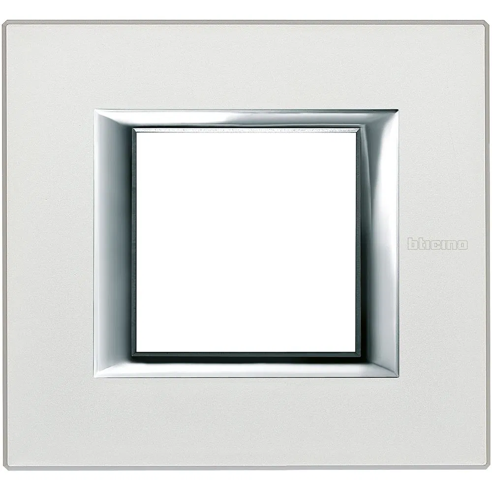 Axolute Рамка прямоугольная 2м, цвет серебро HA4802SAN Legrand