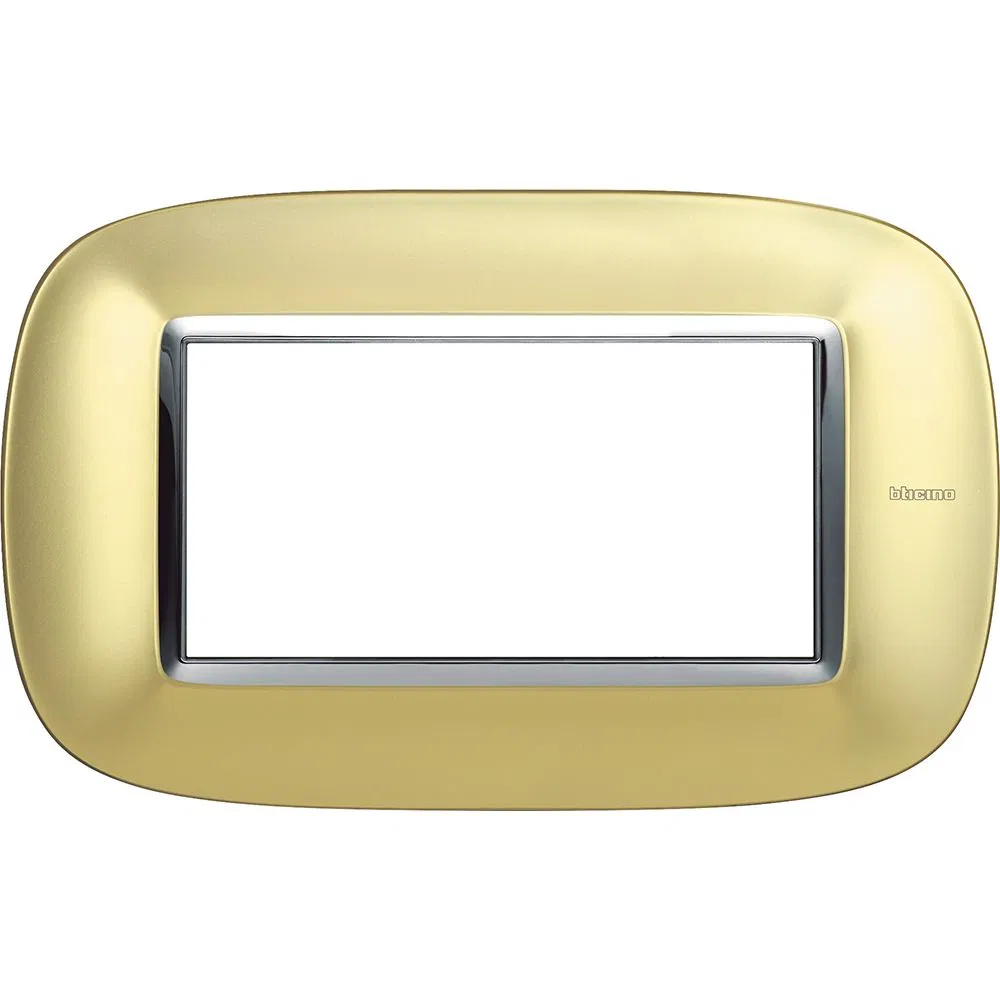 Ax. Рамка 4М Овал. Матовое золото HB4804OSN Legrand