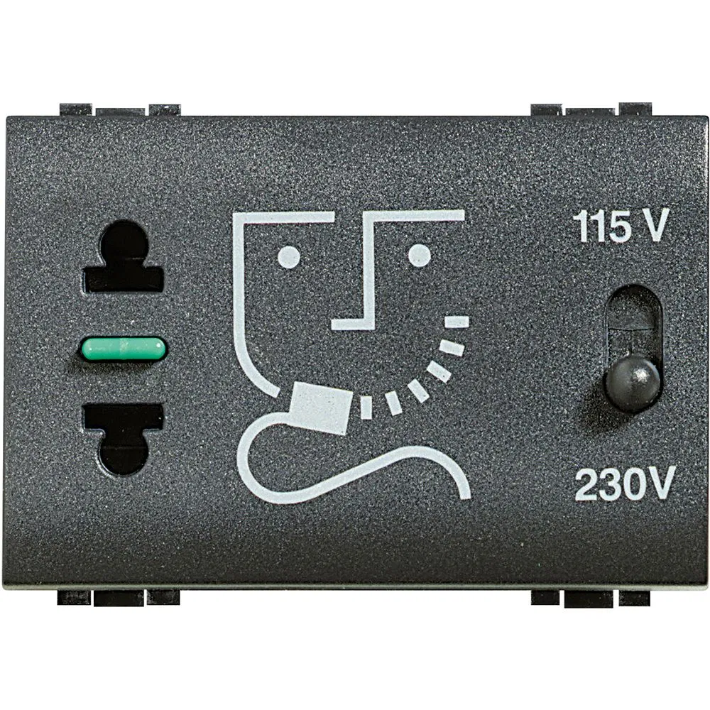 Shaver socket with isolating transformer, power 230V 50/60Hz L4177 Legrand