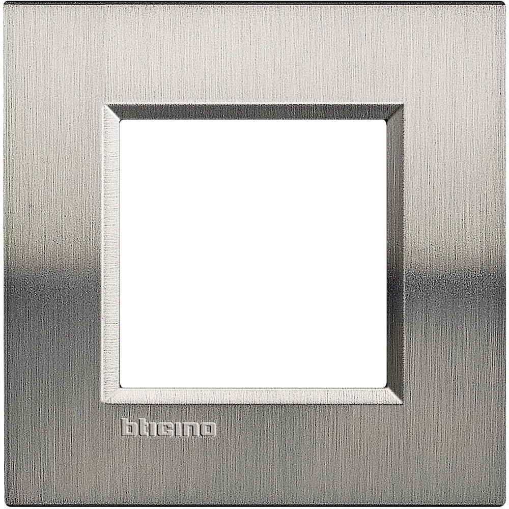 LivingLight rectangular frame, 1 gang, color Textured Steel LNA4802ACS Legrand