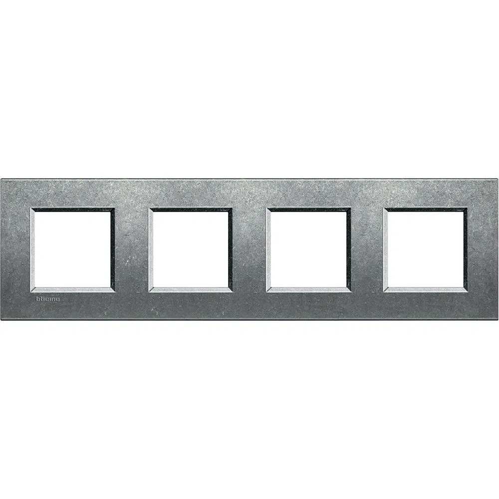 LivingLight Рамка прямоугольная, 4 поста, цвет Исконный LNA4802M4NA Legrand