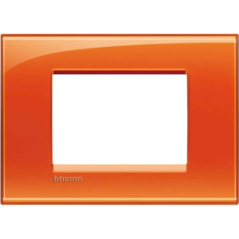 LivingLight Рамка прямоугольная, 3 модуля, цвет Оранжевый LNA4803OD Legrand