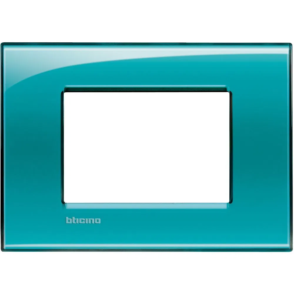 Livinglight Рамка прямоугольная, 3 модуля, цвет зелёный LNA4803VD Legrand