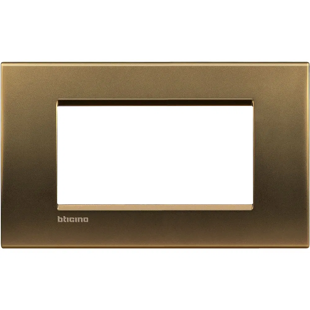 LivingLight Рамка прямоугольная, 4 модуля, цвет Бронза LNA4804BZ Legrand