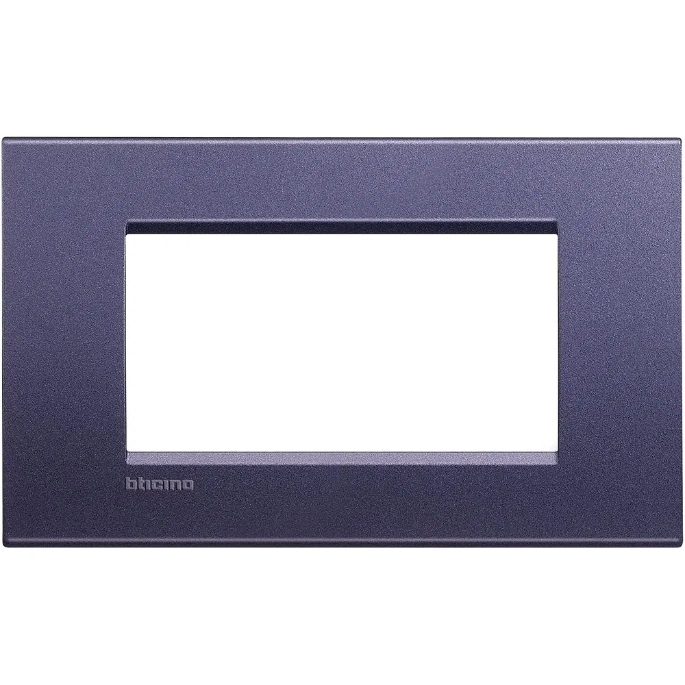 LivingLight Рамка прямоугольная, 4 модуля, цвет Синий шелк LNA4804CB Legrand