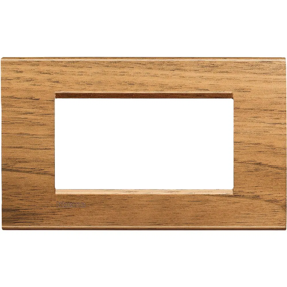 LivingLight Рамка прямоугольная, 4 модуля, цвет Европейский орех LNA4804LNC Legrand