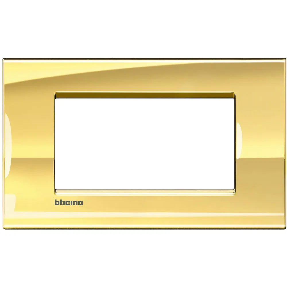 LivingLight Рамка прямоугольная, 4 модуля, цвет Золото LNA4804OA Legrand