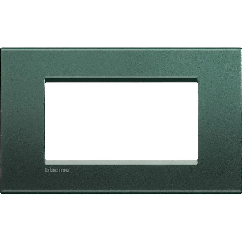 Livinglight Рамка прямоугольная, 4 модуля, цвет зелёный шелк LNA4804PK Legrand