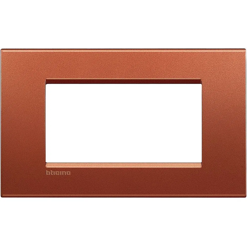 LivingLight Рамка прямоугольная, 4 модуля, цвет Красный шелк LNA4804RK Legrand