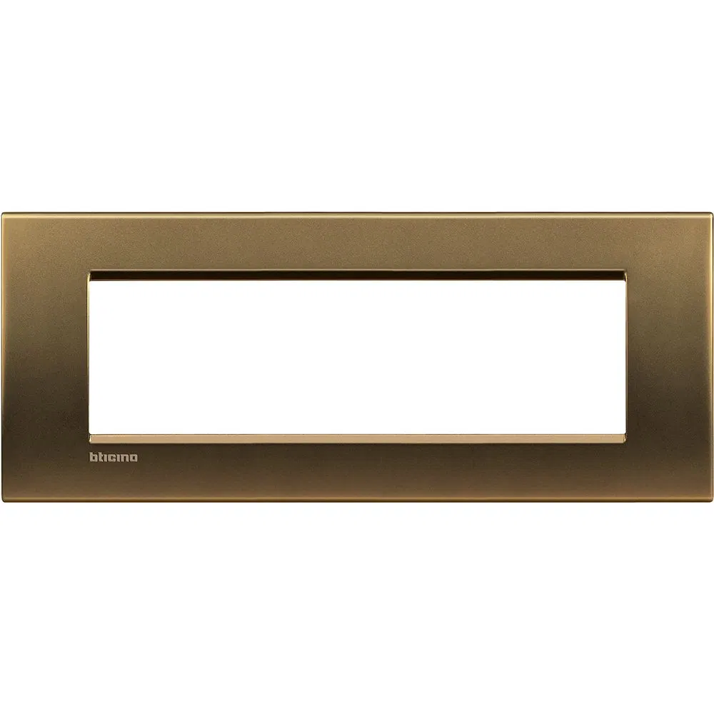 LivingLight Рамка прямоугольная, 7 модулей, цвет Бронза LNA4807BZ Legrand