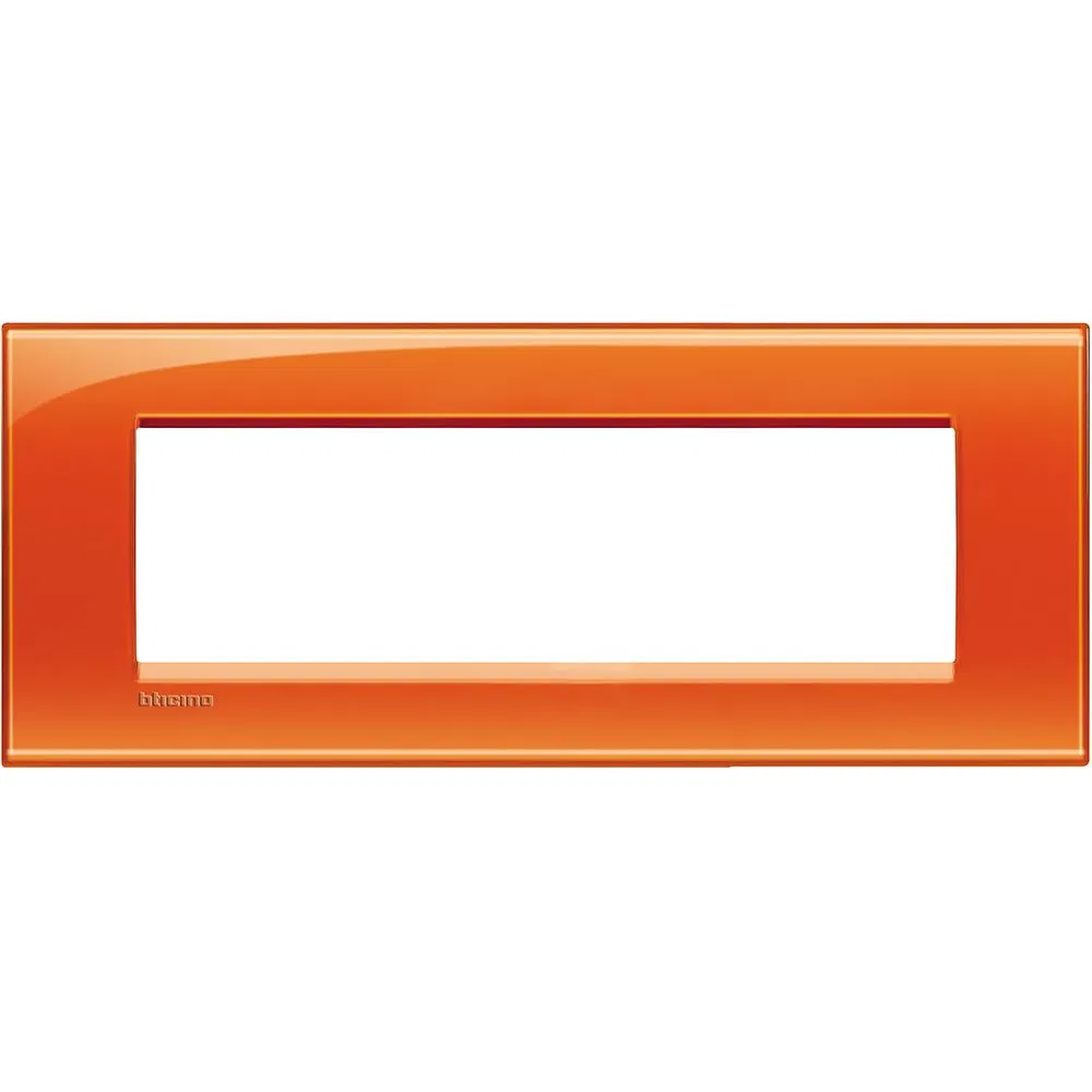 LivingLight Рамка прямоугольная, 7 модулей, цвет Оранжевый LNA4807OD Legrand