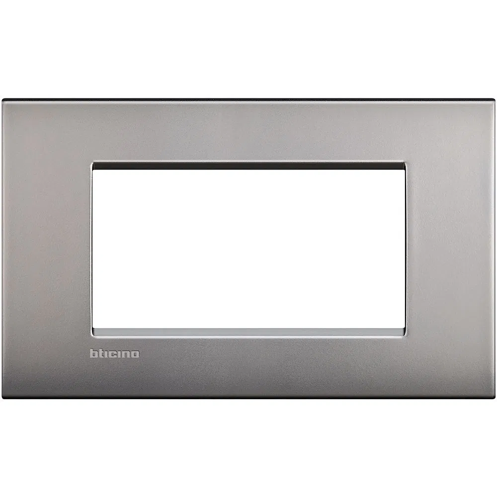 LivingLight Рамка AIR 4 модуля, цвет Матовый никель LNC4804NK Legrand