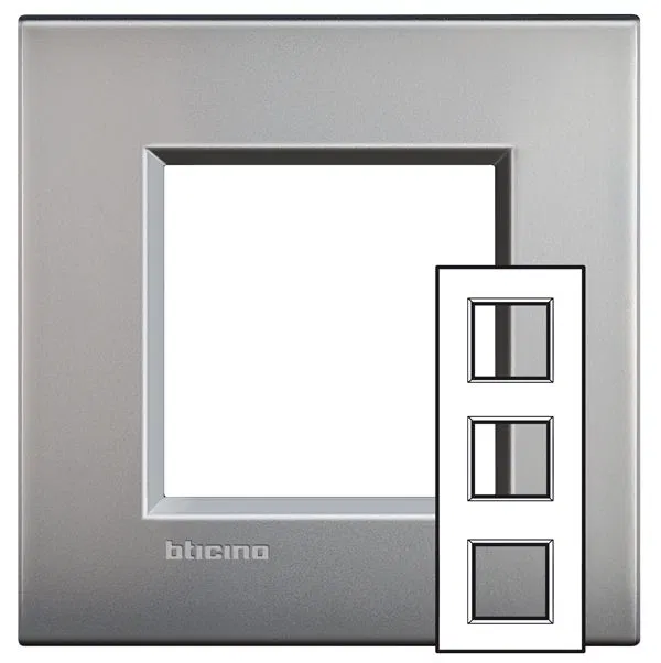 Livinglight рамка 2x3мод.71мм.М.никель LNE4802M3NK Legrand